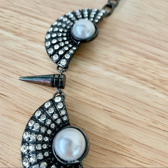 | baublebar • vintage edgy black statement necklace | - Picture 4 of 9